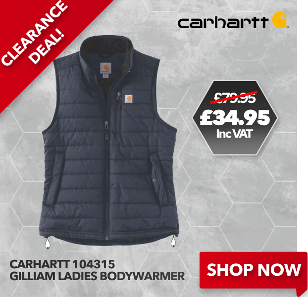 Carhartt 104315 Ladies Gilliam Vest Navy CLEARANCE!